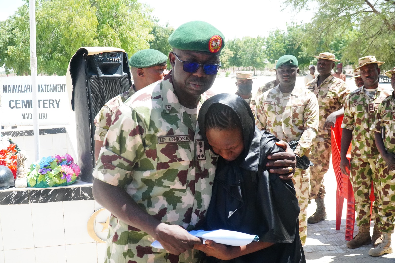 Heroes Never Die: OPHK Commander Honors Fallen Soldiers in Maiduguri