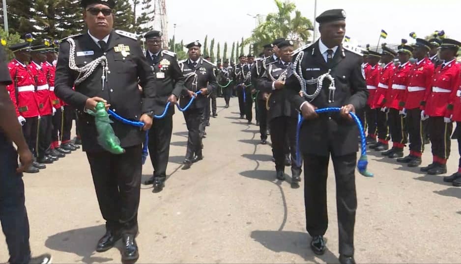 Nigeria Police Holds Pull-Out Parade as IGP Olukayode Egbetokun Retires, IGP Olatunji Disu Assumes Leadership